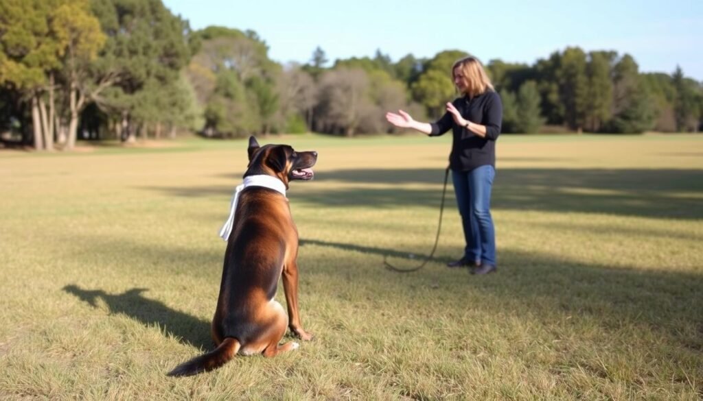 training dogs to stay